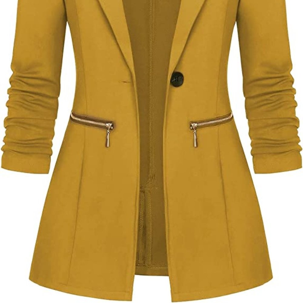 Ladies Long  Fashion Jackets - Picture 3 of 7